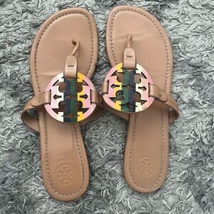 Tory Burch Colorful Leather Sandals